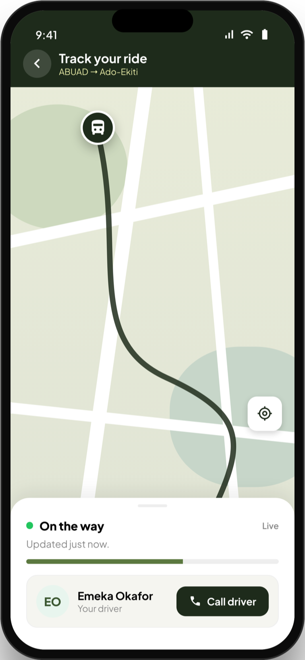 Live tracking